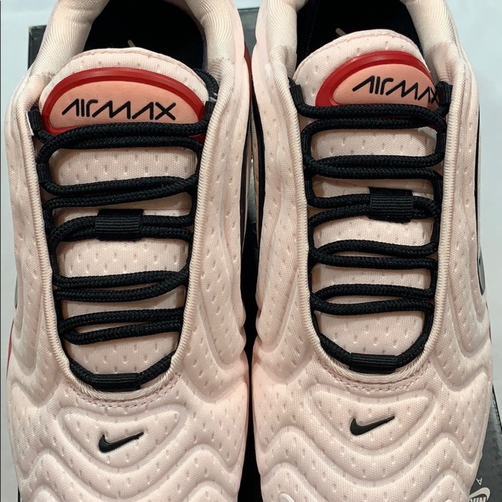 NIKE AIR MAX 720 Light Soft Pink/Gym Red - Picture 9 of 16